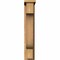 Ekena Millwork Newport Smooth Corbel w/Backplate, Western Red Cedar, 5 1/2"W x 14"D x 30"H COR06X14X30NEW01SWR - alternate 2